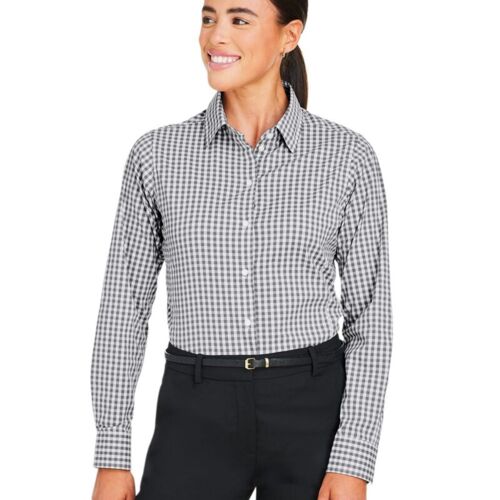 Women's CrownLux Performance® Gingham Dress Shirt Thumbnail
