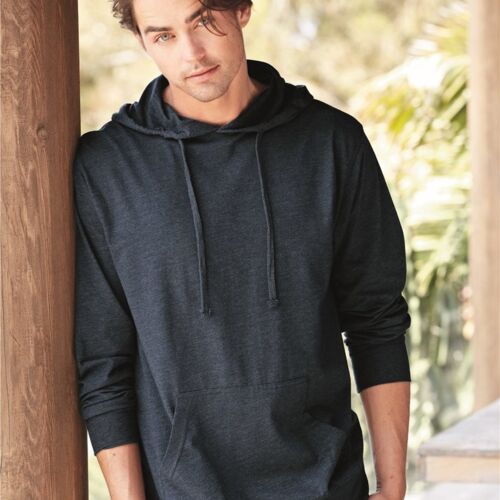 Unisex Lightweight Hooded Pullover T-Shirt Thumbnail