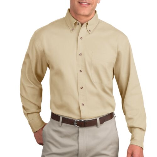 Tall Long Sleeve Twill Shirt Thumbnail