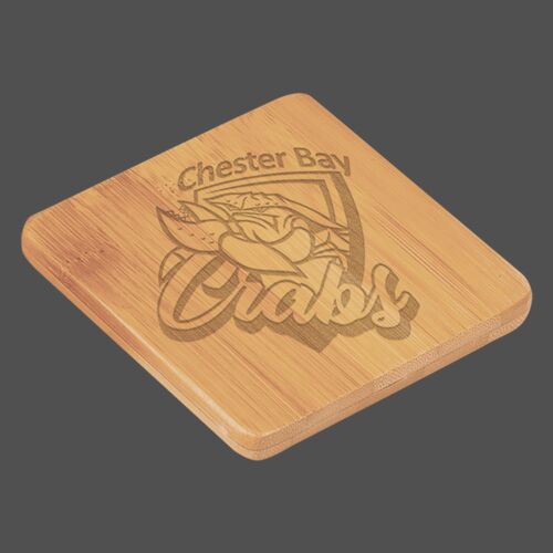 4"x4" Circle Unfinished Wood Coasters Thumbnail